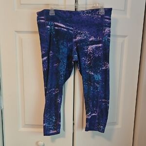 Champion Purple and Blue Cosmic Leggings